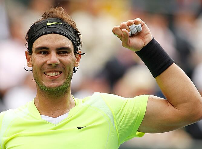 Nadal celebra una victoria