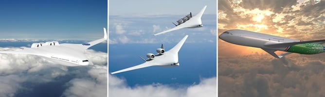 Los aviones comerciales del futuro