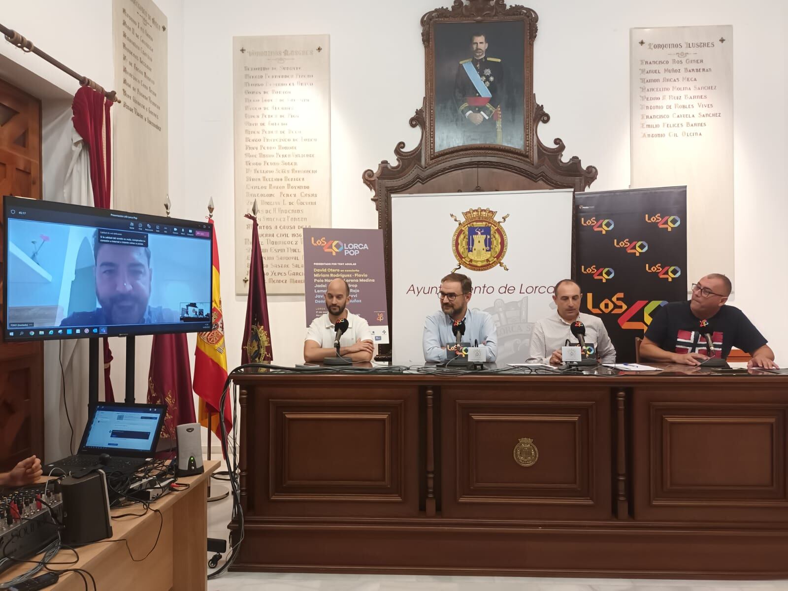 Presentación de LOS40 Lorca POP