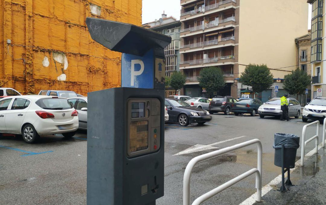 Actual zona azul en Estella