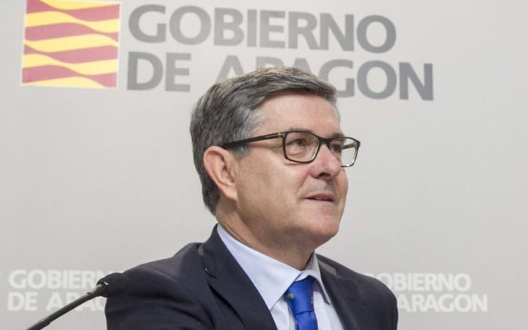 Vicente Guillén, consejero de Presidencia y portavoz en su primer consejo de Gobierno