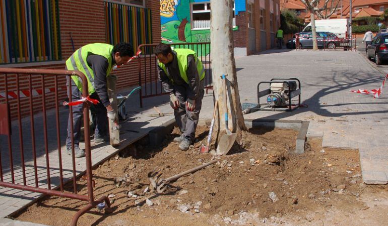 UPyD pide que se mejoren las aceras de Colmenar