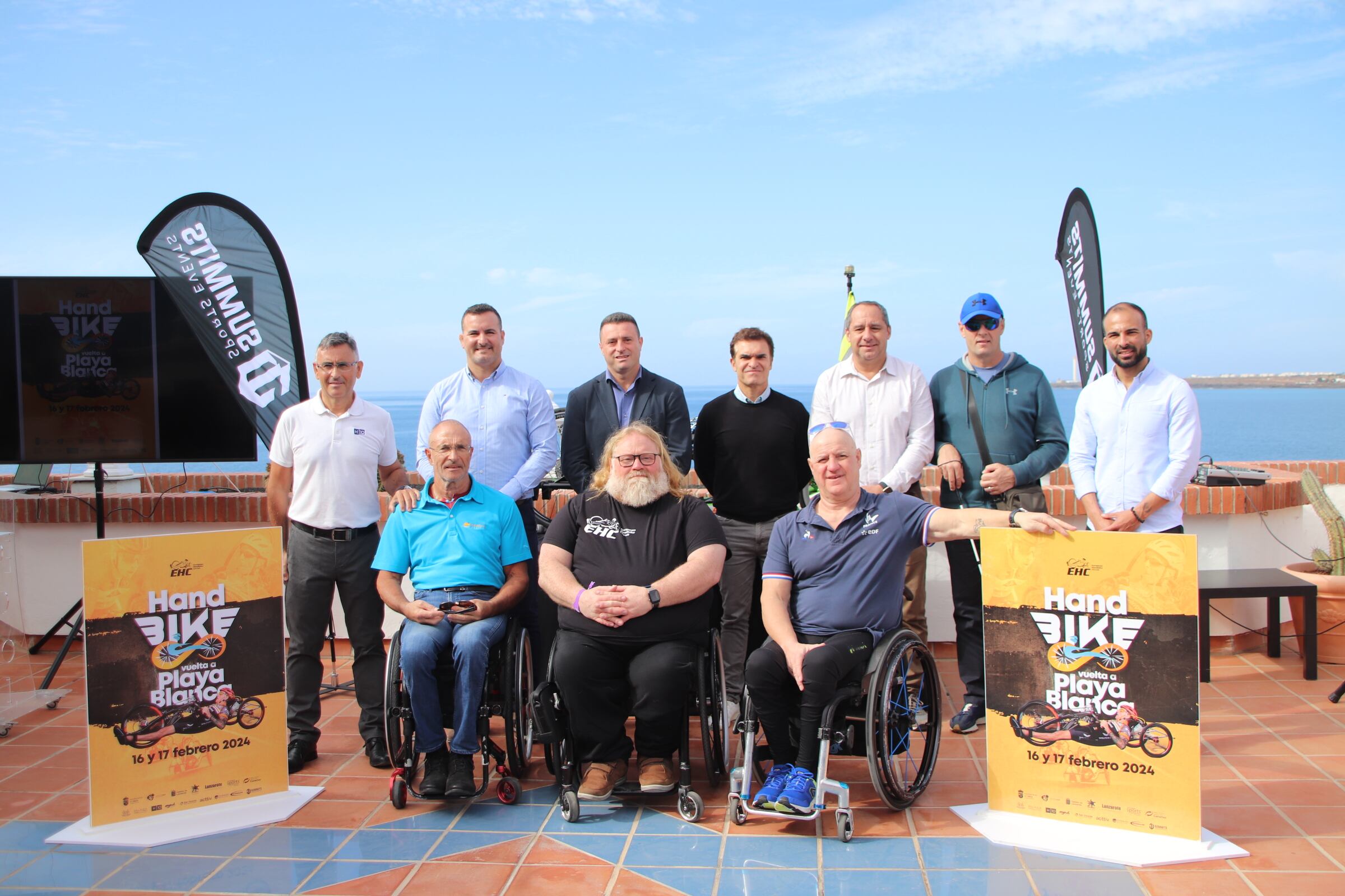 Presentación de la Puesta de largo de la XIV Vuelta Handbike a Playa Blanca.