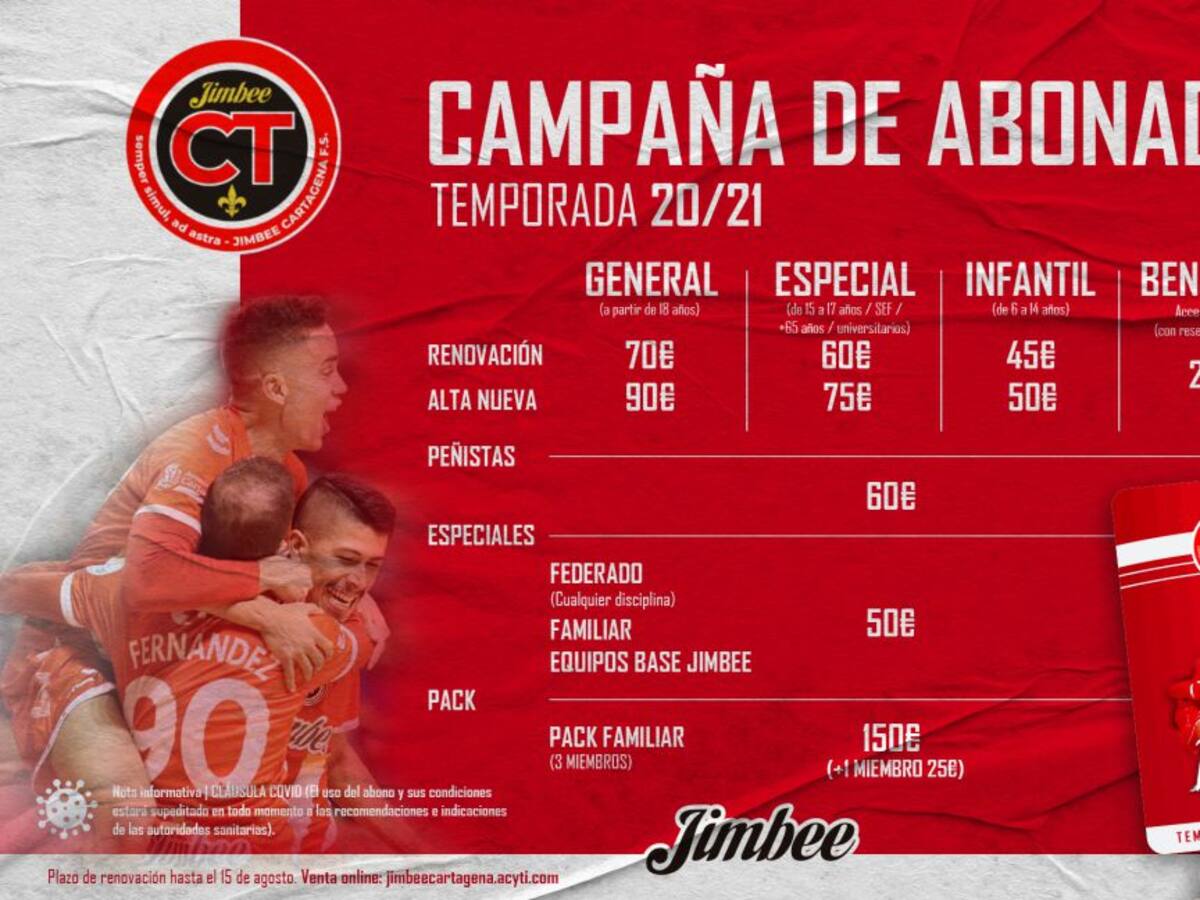 'Big bang' en la campaña de abonos del Jimbee