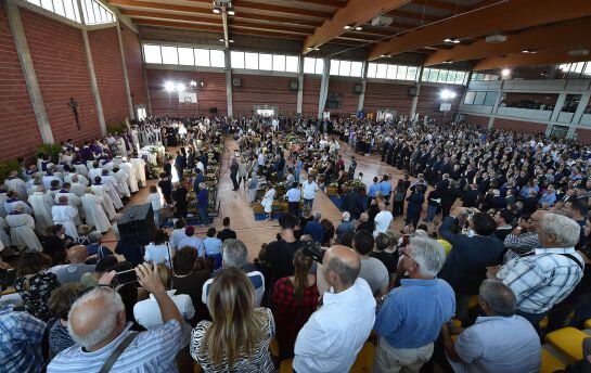 Funeral de Estado por las víctimas del terremoto de Italia.