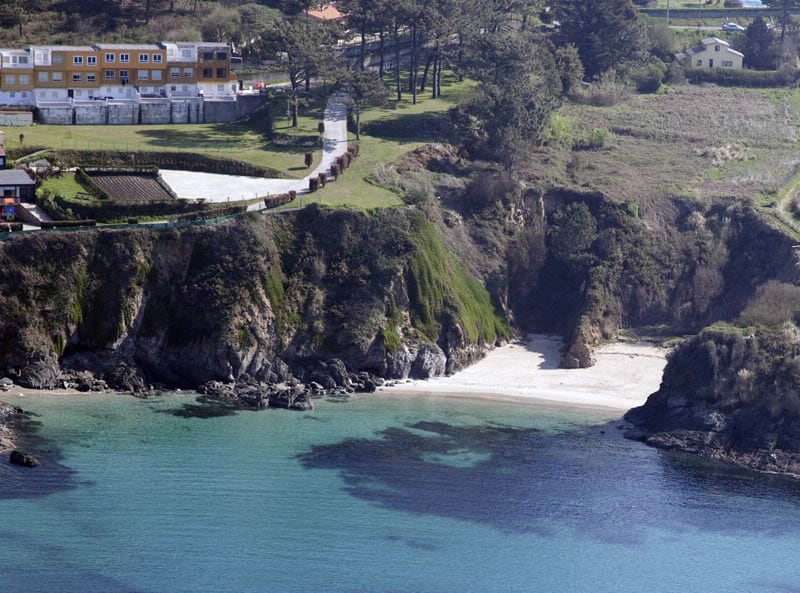 Playa de Canabal, en Oleiros