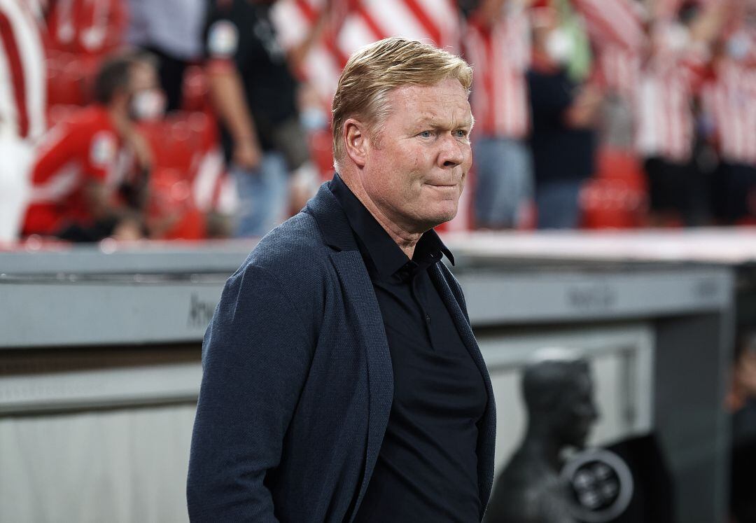 Ronald Koeman en el Athletic - Barça