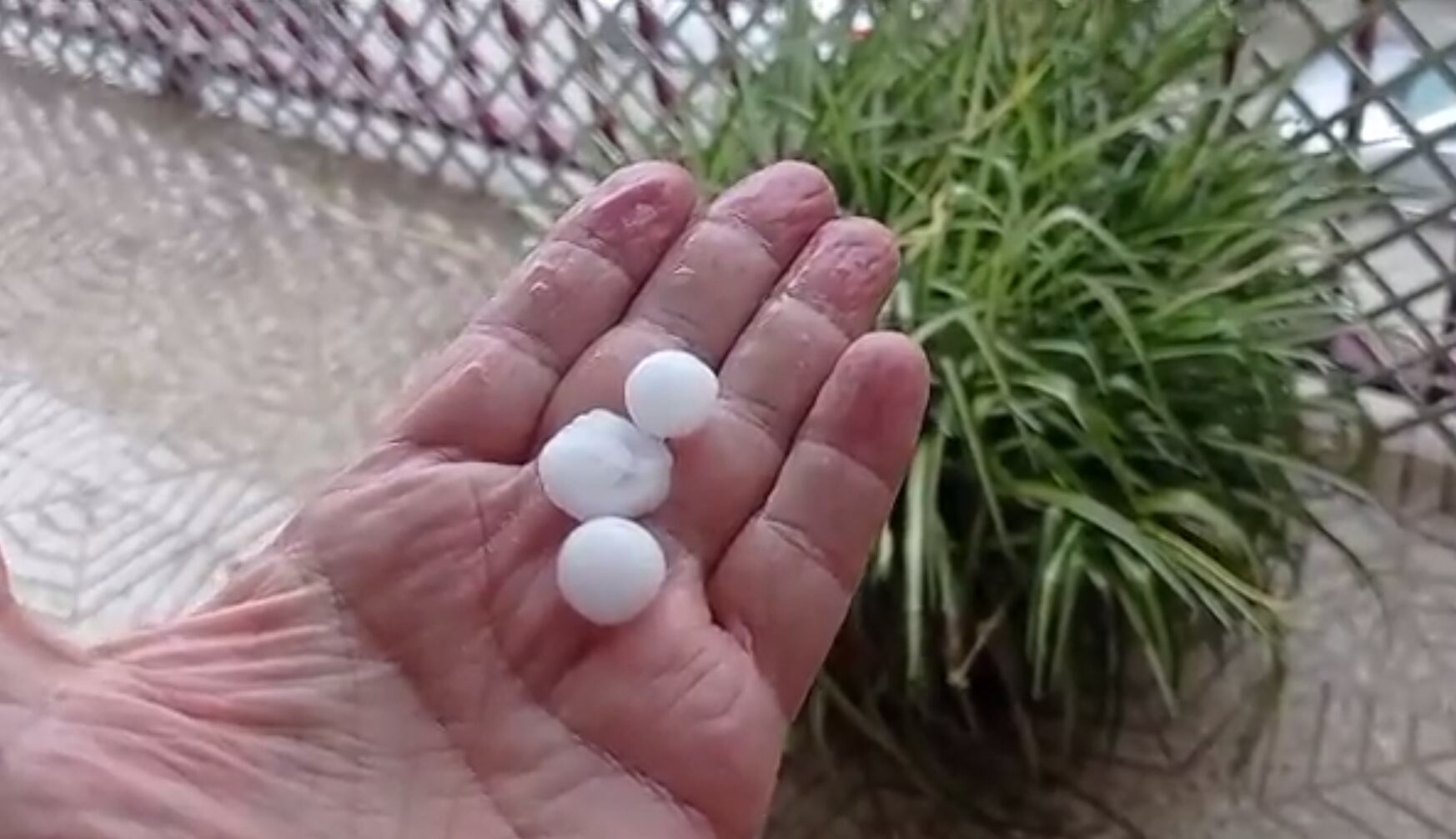 Granizo en Caravaca de la Cruz