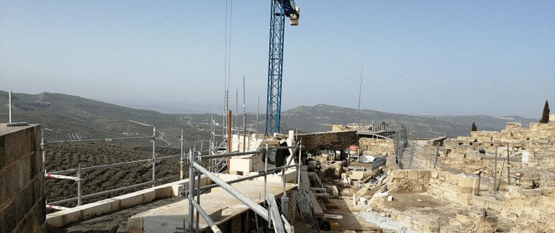 Obras en la Fortaleza de La Mota, en Alcalá la Real.