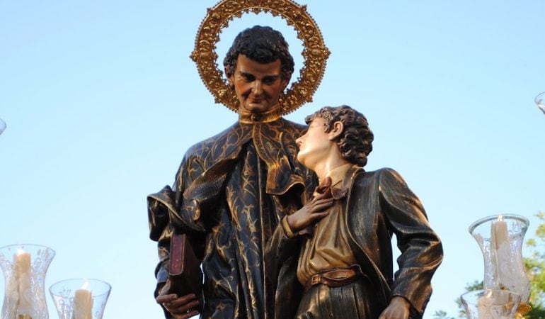 Imagen de San Juan Bosco de La Trinidad que procesionará en la tarde del viernes