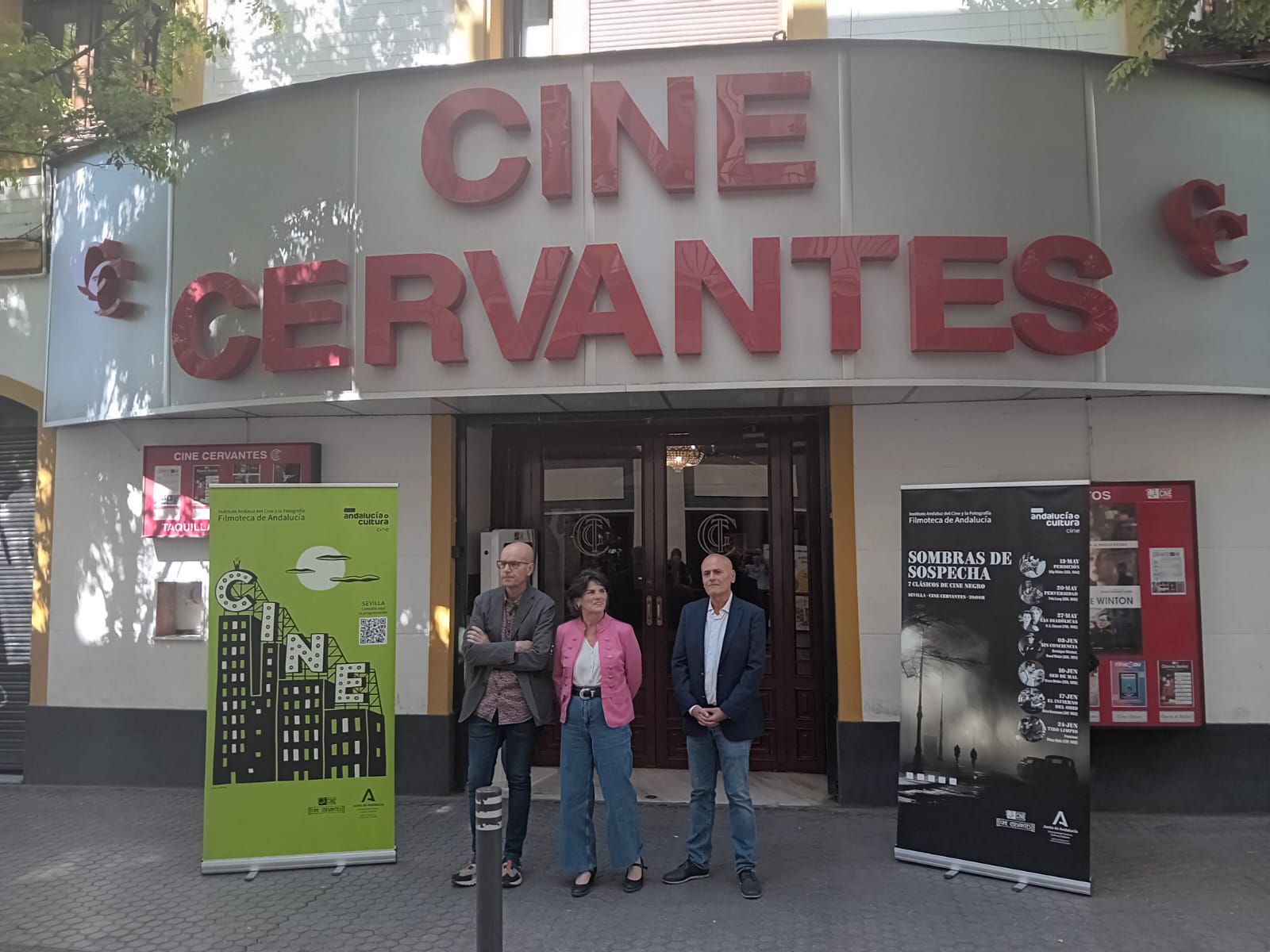 El cine Cervantes, nueva sede de la Filmoteca de Andalucía en Sevilla