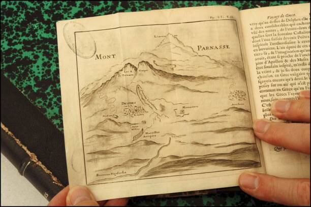 Mapa del tesoro del Monte Parnaso, en una imagen de archivo.