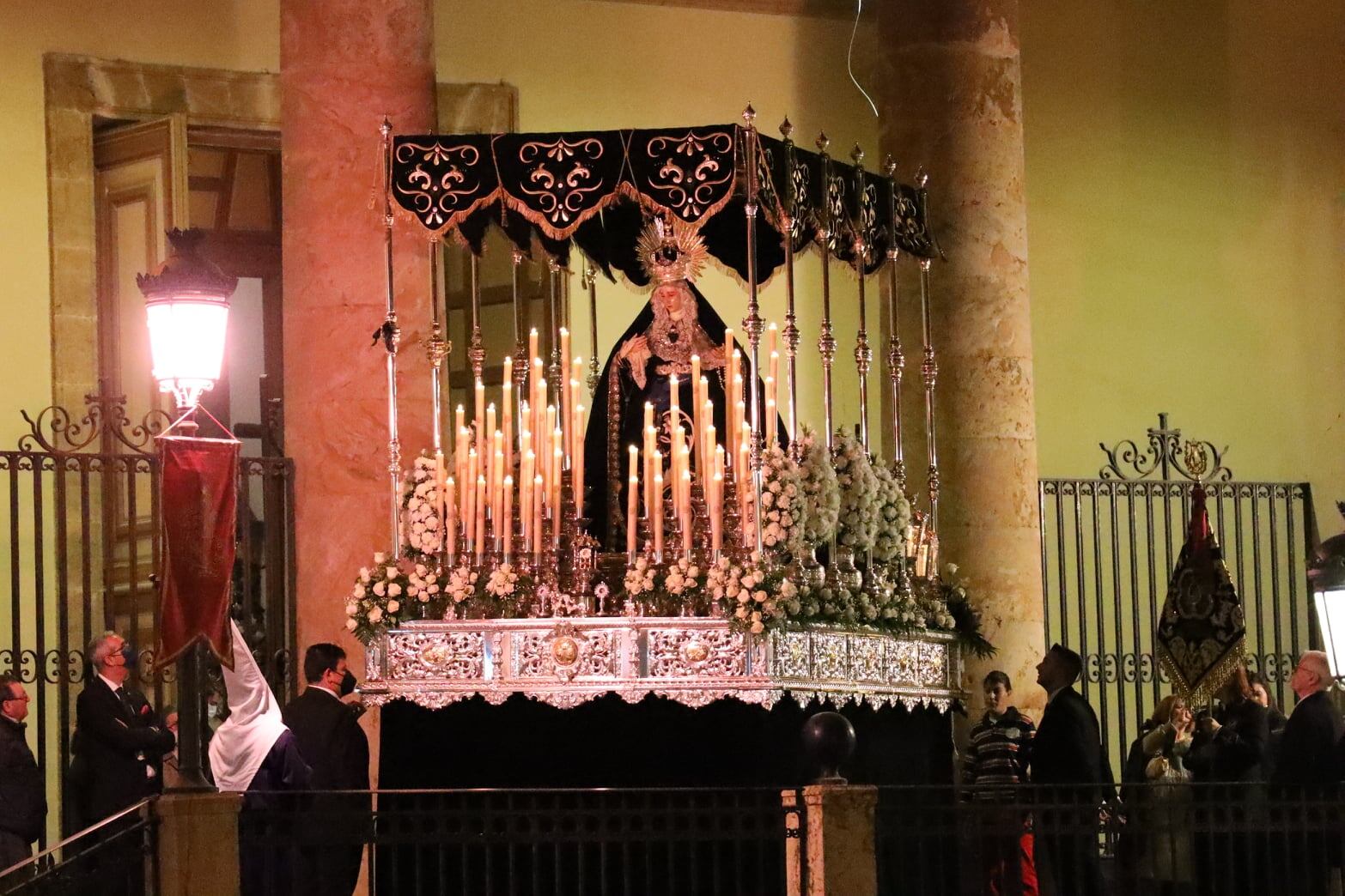 Paso de Semana Santa en Berja.