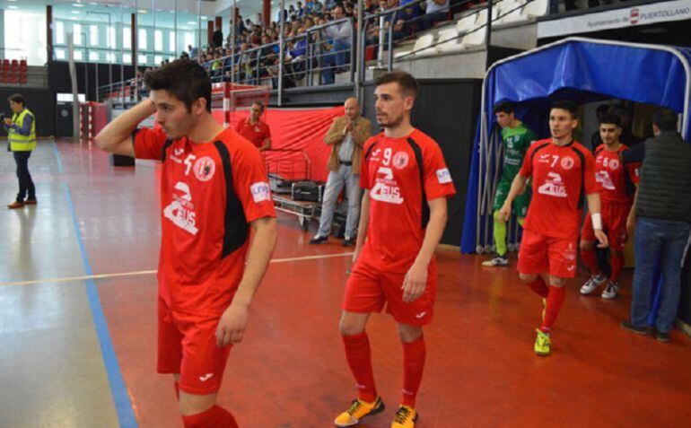 Jugadores del Puertollano Fútbol Sala