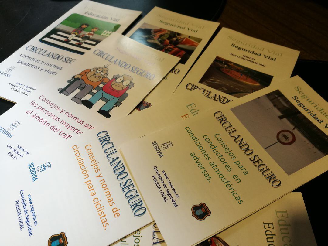 Ocho son los trípticos editados por la concejalía de tráfico