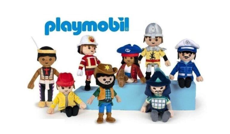 Imagen de la línea de peluches de Playmobil.