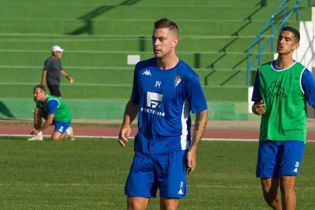 Juan Rodríguez en un partido.