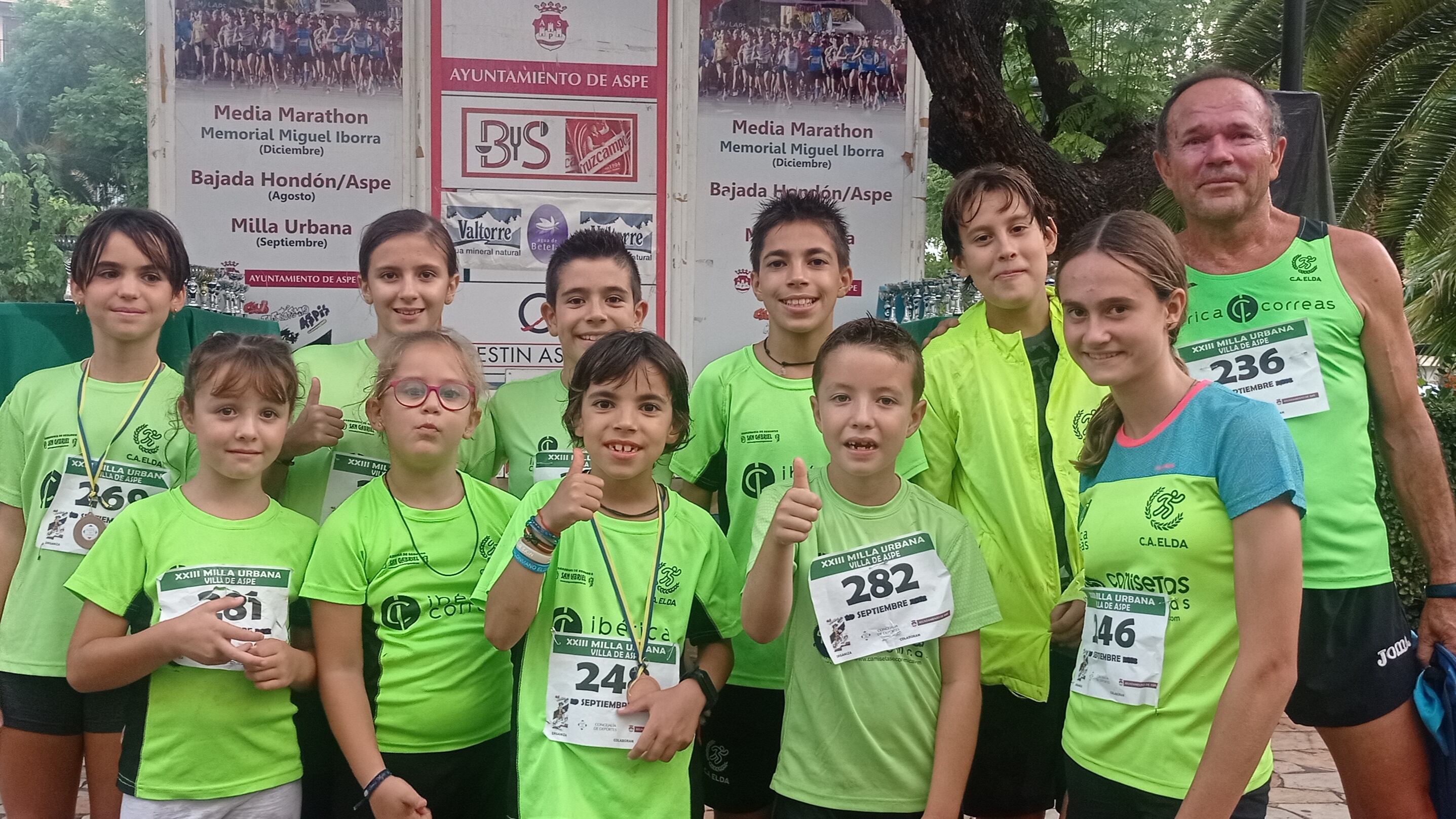 Los jóvenes valores del Club Atletismo Elda dieron la talla en Aspe