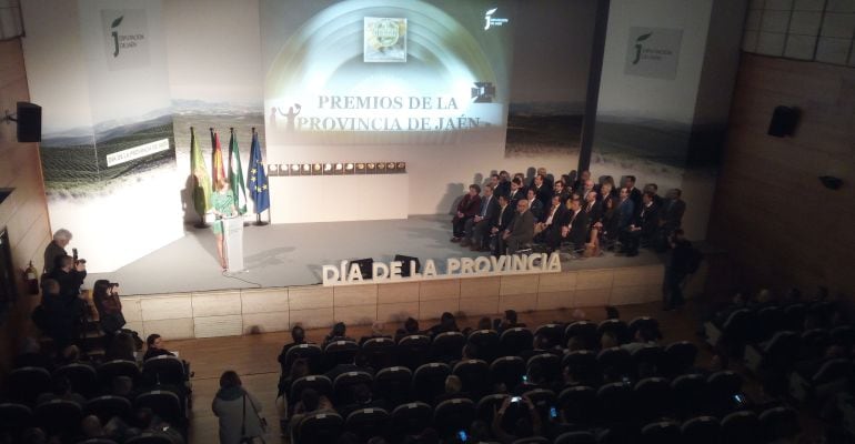 Acto de entrega de los Premios de la Provincia de Jaén.