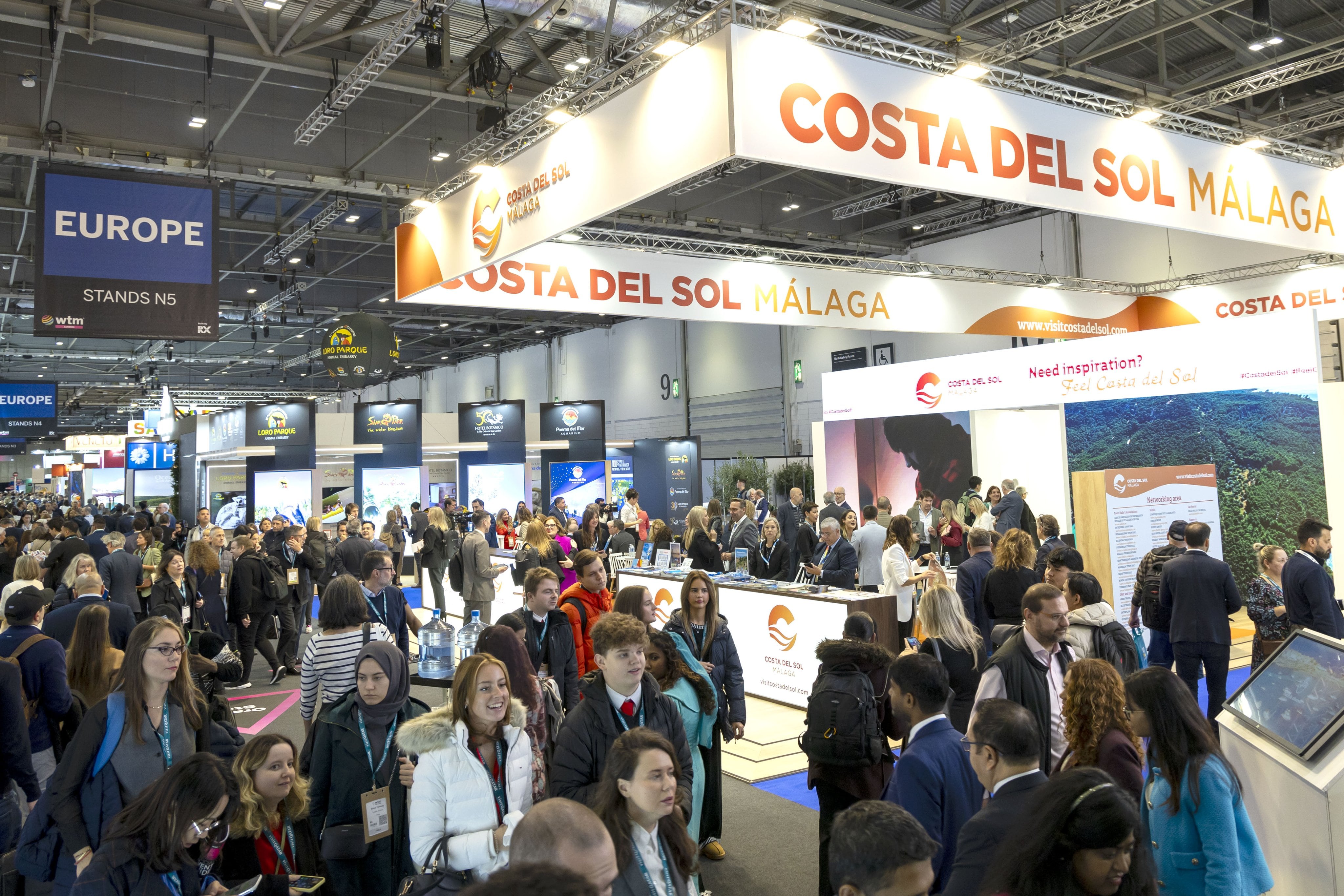 Expositor de la Costa del Sol en la WTM de Londres 2024