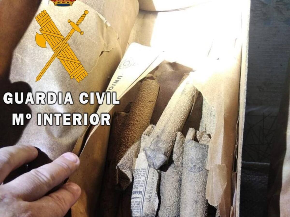 Encuentran en una vivienda de Palencia dinamita negra y mecha lenta