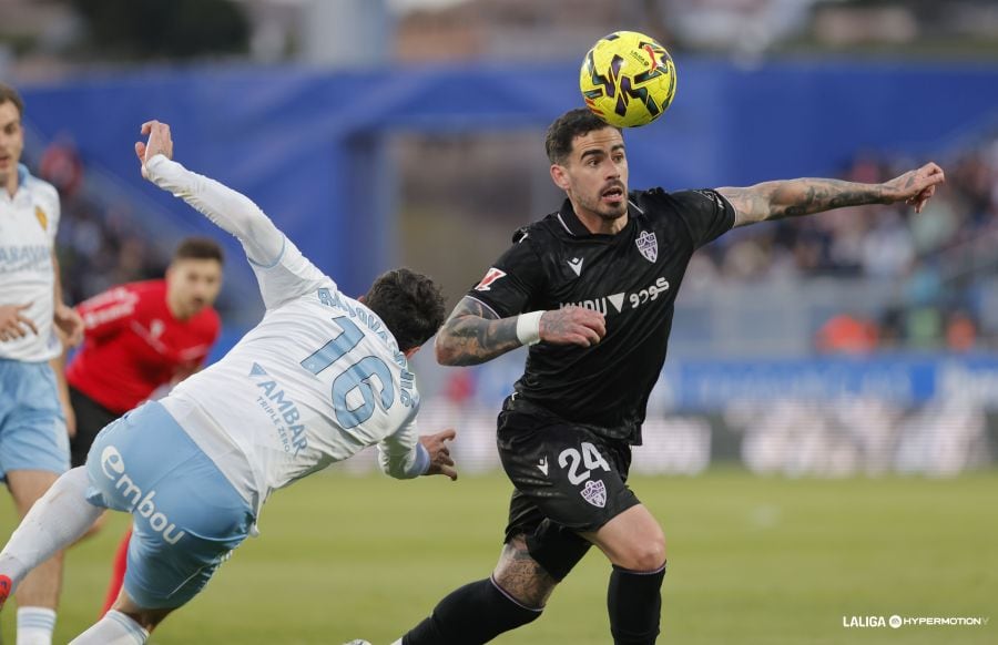 Miguel volvía al Ibercaja Estadio y de nuevo se iba de vacío.