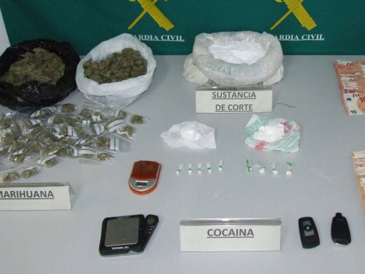 Nueve personas detenidas en la provincia por tráfico de drogas