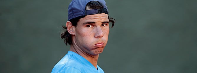 Nadal, durante un entrenamiento