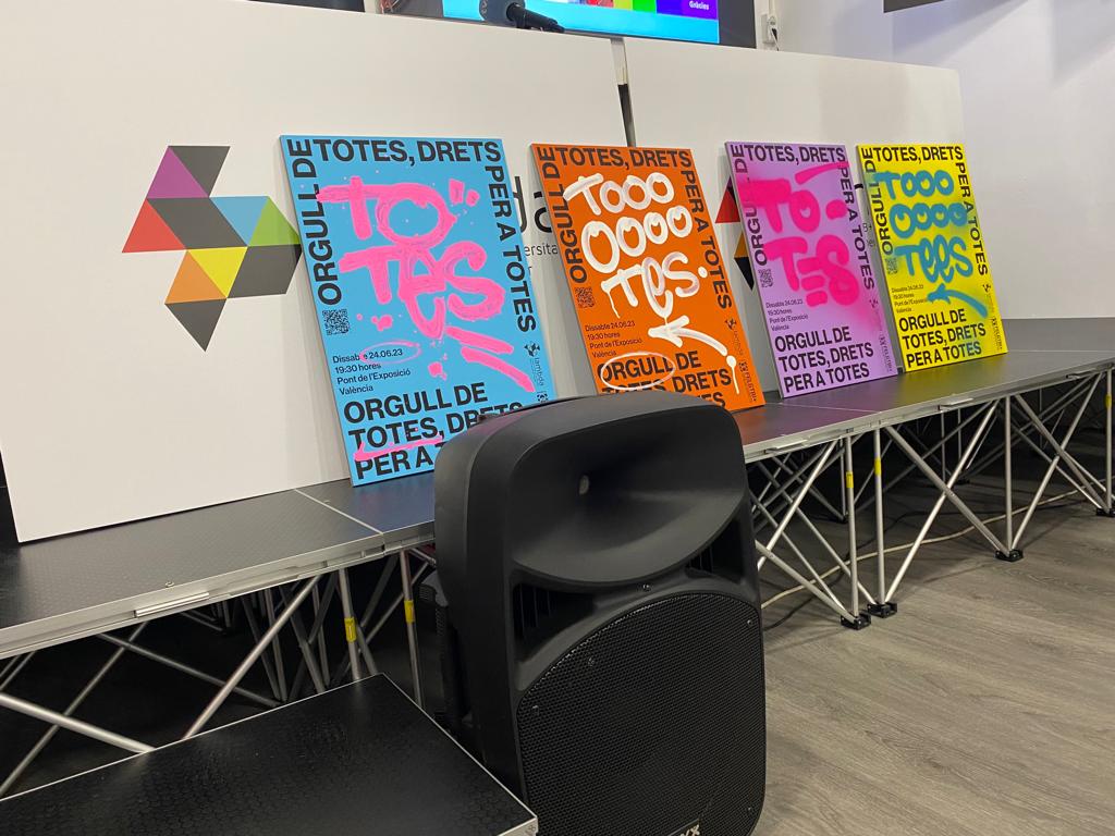 Carteles de Lambda para el Día del Orgullo 2023