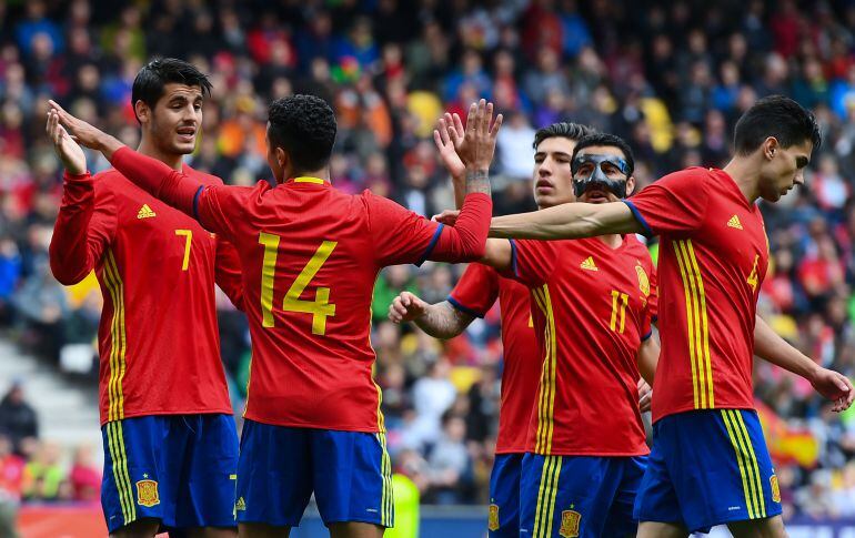 La selección española es el conjunto más bajo de la Eurocopa con una media de 1,80 metros de altura.