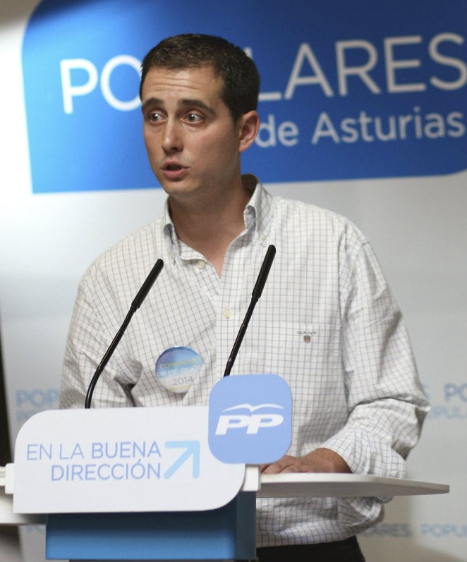 El presidente de Nuevas Generaciones del PP, David González Medina