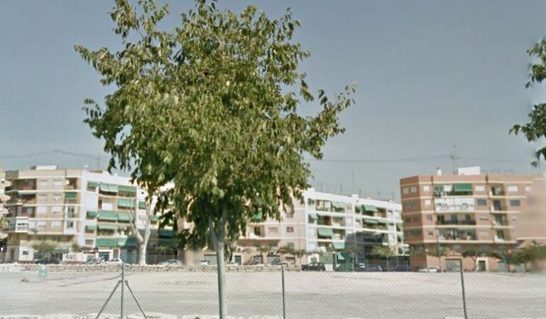 Zona donde está prevista la ejecución de la Plaza de la Justicia