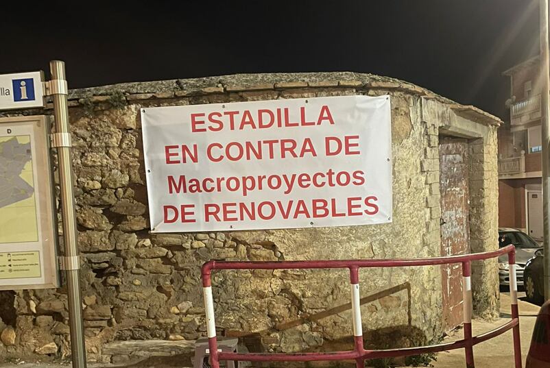 Estadilla rechaza los macroproyectos fotovoltaicos