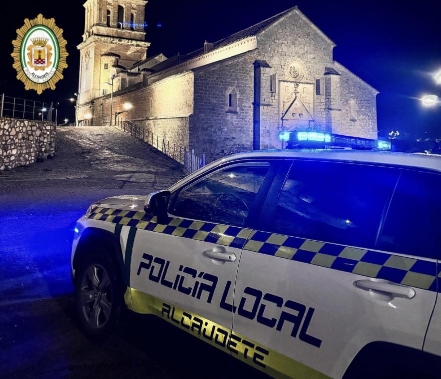 Coche de la Policía Local de la ciudad de Alcaudete (Jaén).