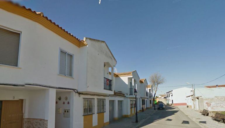 Una de las calles de la pedanía de Tinajeros