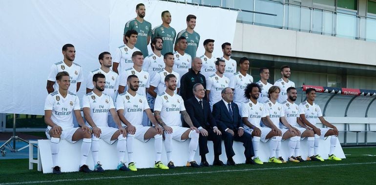 La plantilla del Real Madrid 2017-18.