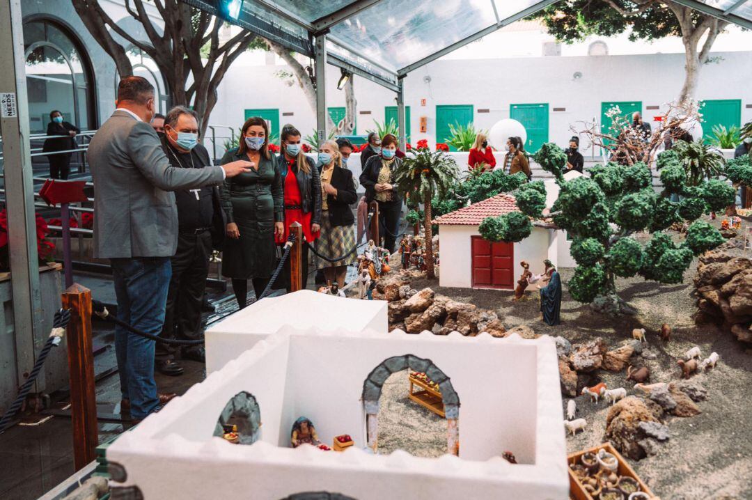 Inauguración del belén artesanal de Arrecife.