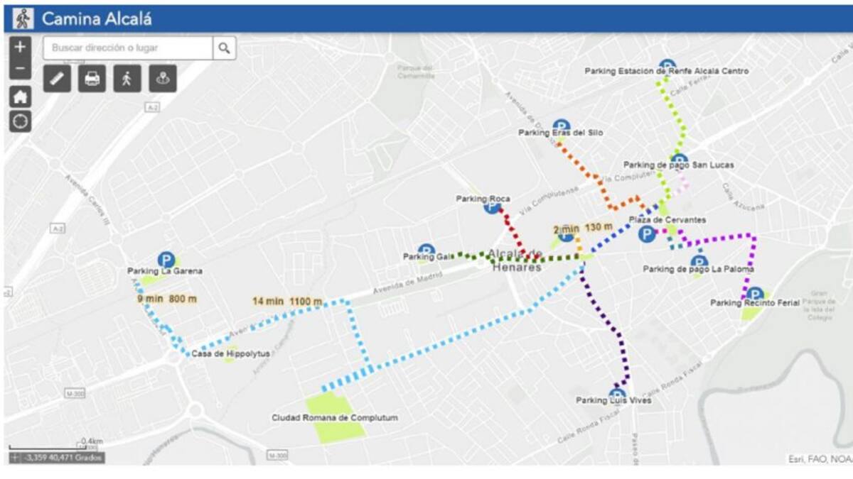 Nuevos mapas de servicio en Alcalá de Henares