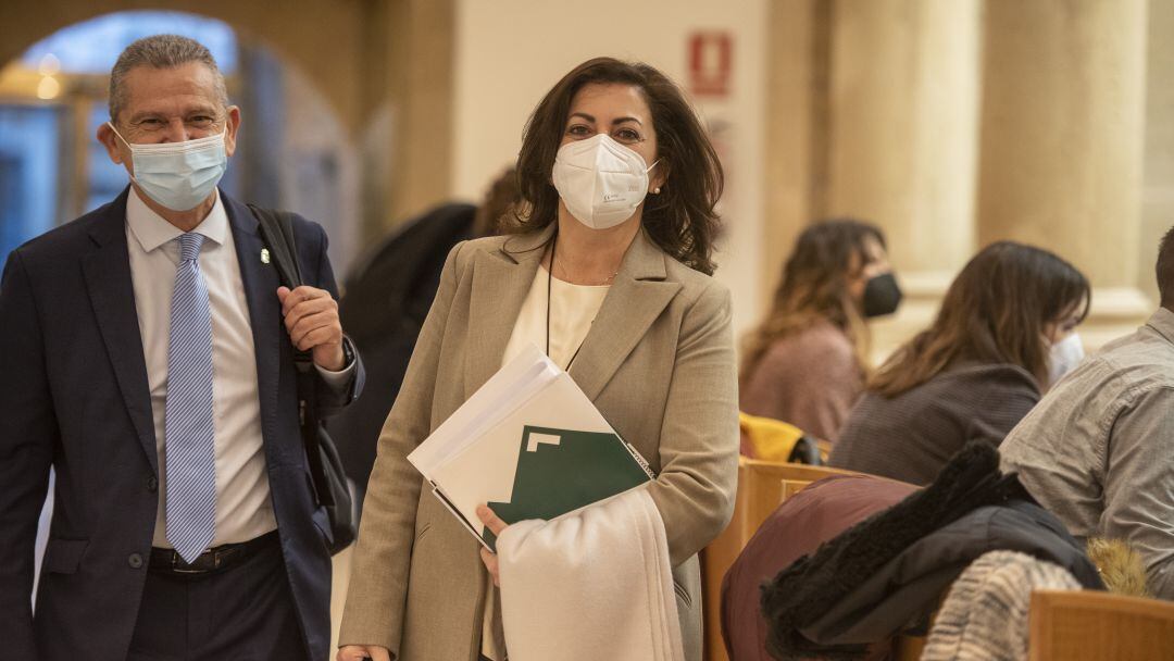 La presidenta del Gobierno de La Rioja en el Parlamento de La Rioja ARCHIVO