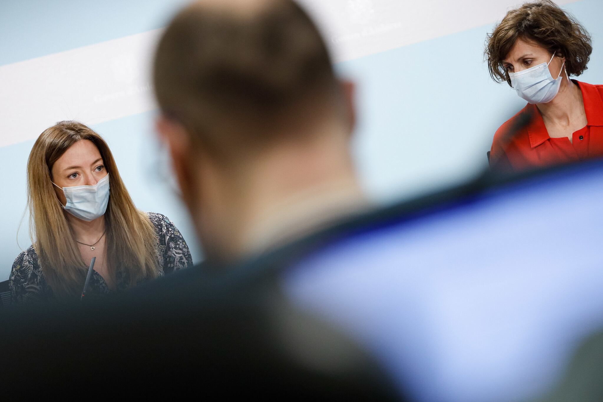 Roda de premsa de presentació del Projecte de llei de recerca en l'àmbit de la salut i la biomedicina.