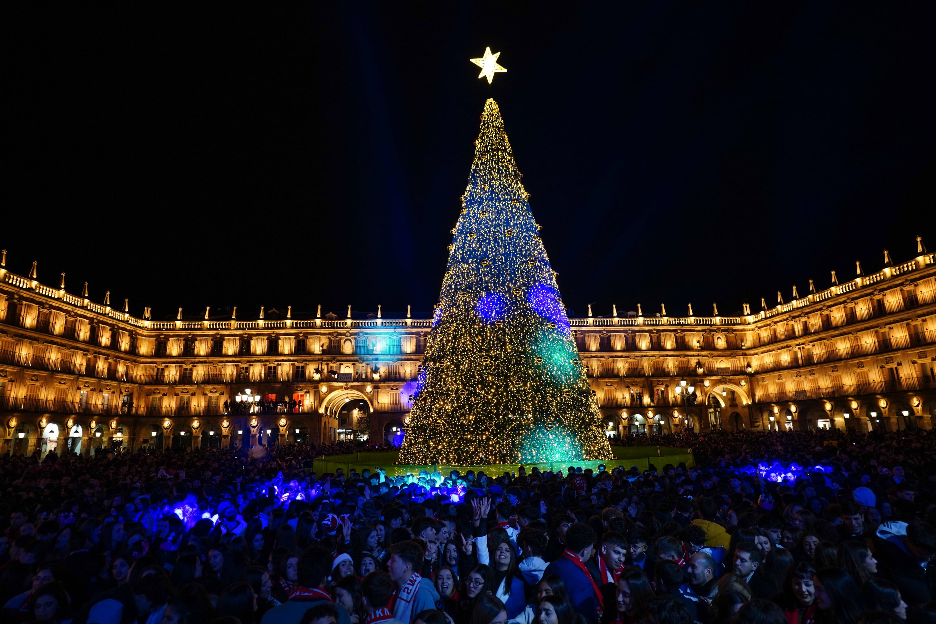 La Nochevieja universitaria de Salamanca, el pasado 13 de diciembre.