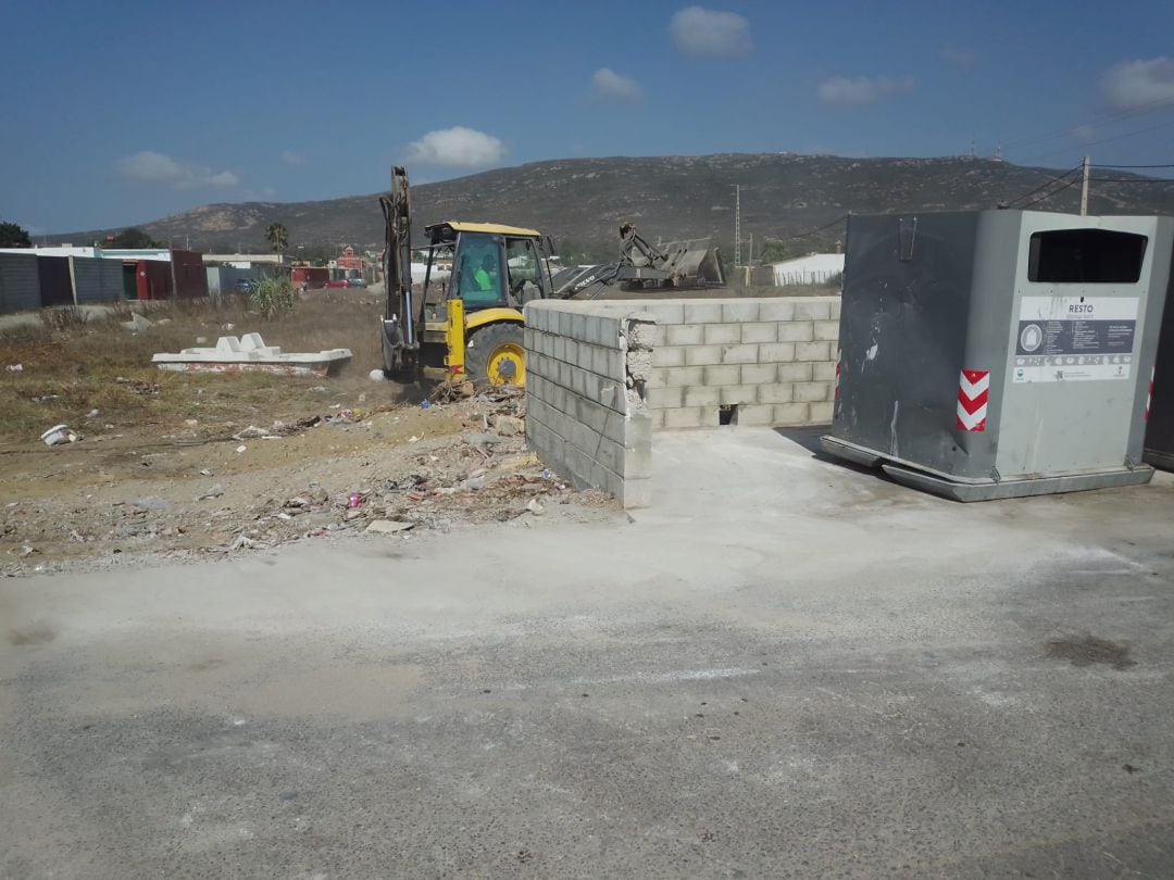 Imagen de la actuación llevada a cabo en las proximidades de Torrenueva.