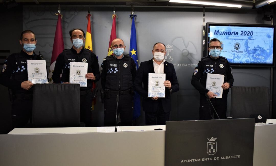 Presentación de la Memoria 2020 de la Policía Local de Albacete. 