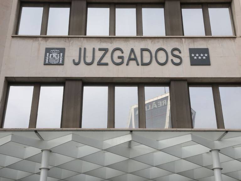 Entrada de los Juzgados de Plaza de Castilla / Marta Fernández EUROPA PRESS