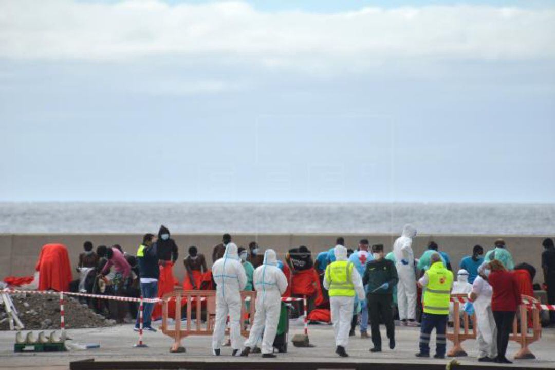 Cayuco llegado en enero a El Hierro