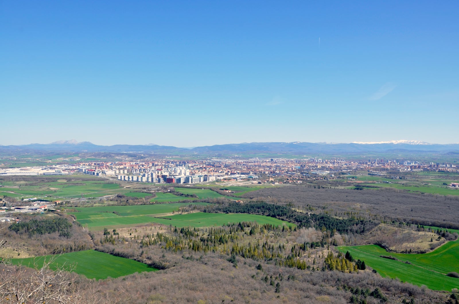 Vistas de Vitoria desde Zaldiaran