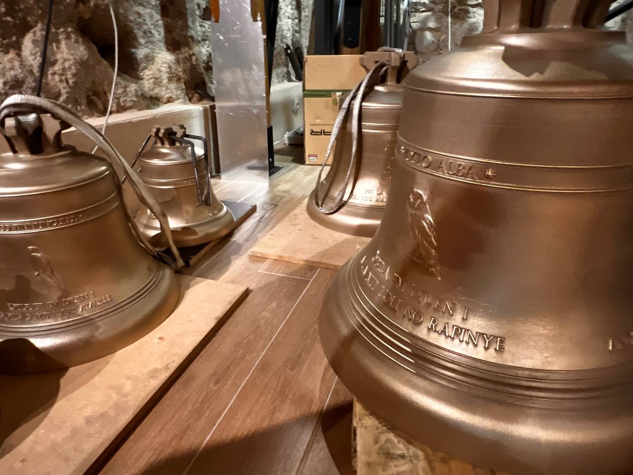 Imatge de les noves campanes d'Albaida