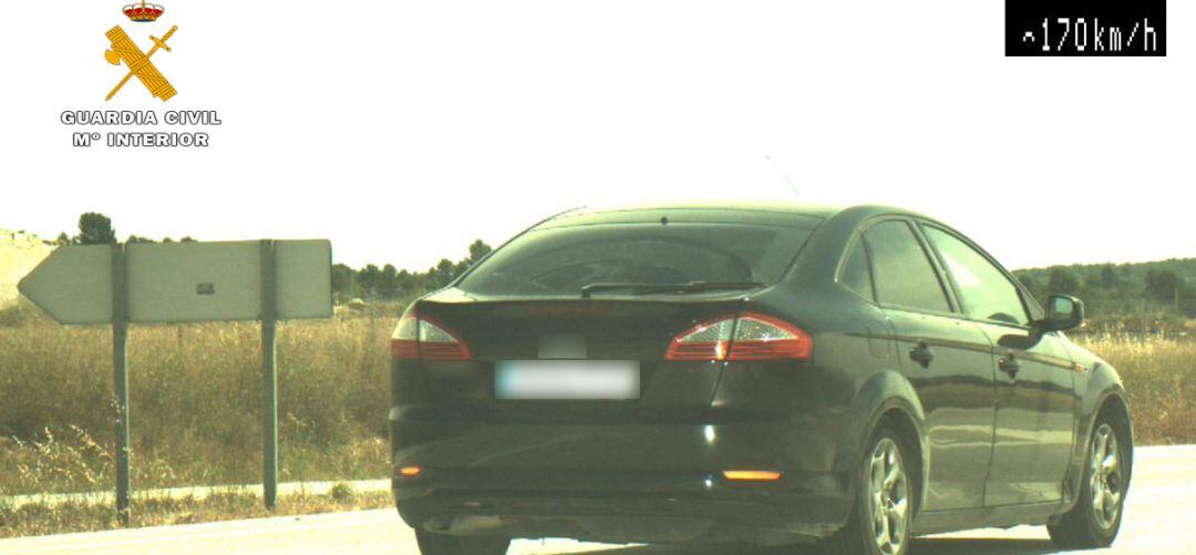 Imagen del coche del detenido