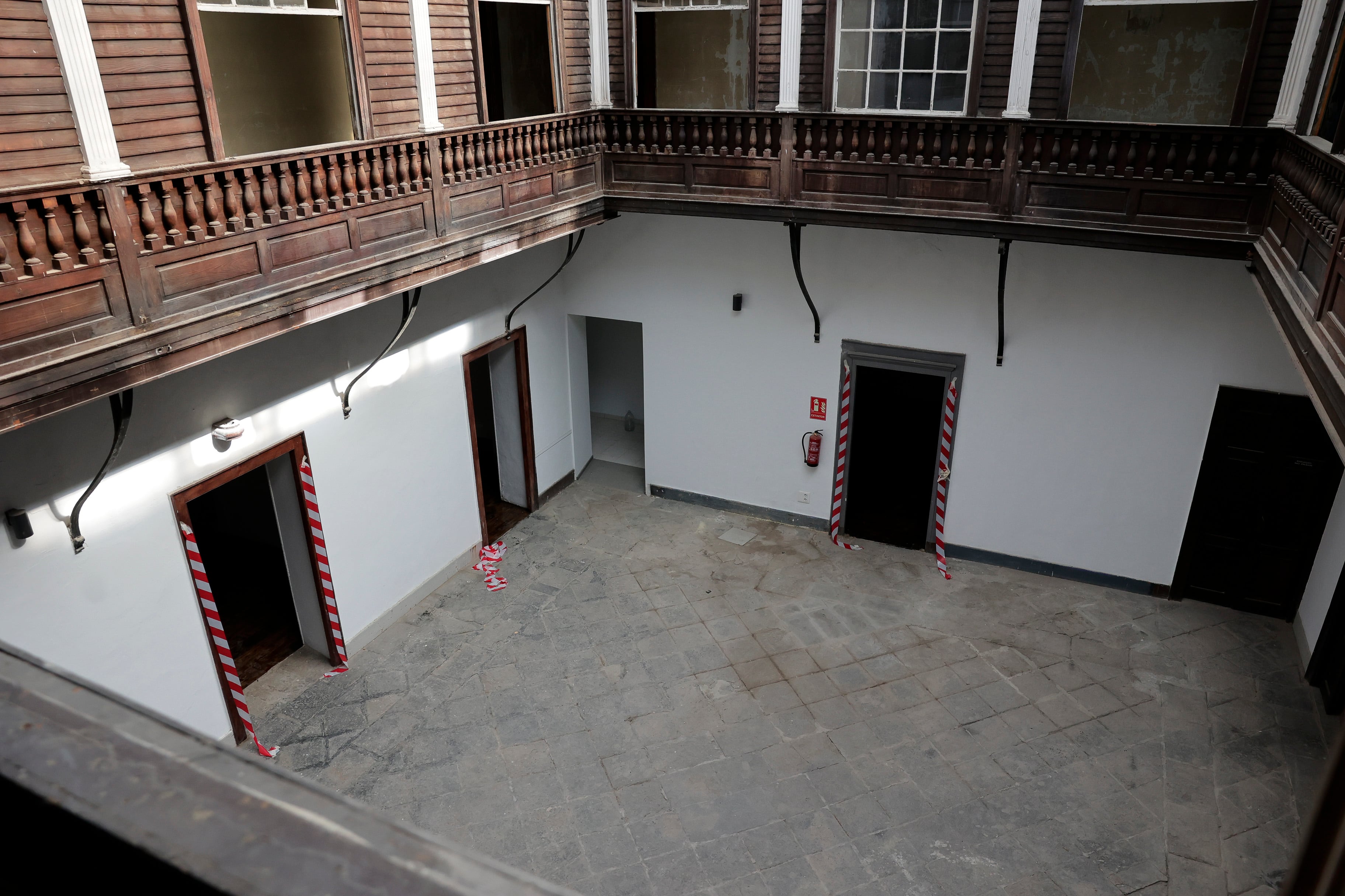 Interior de la antigua sala Cuasquías, en Las Palmas de Gran Canaria