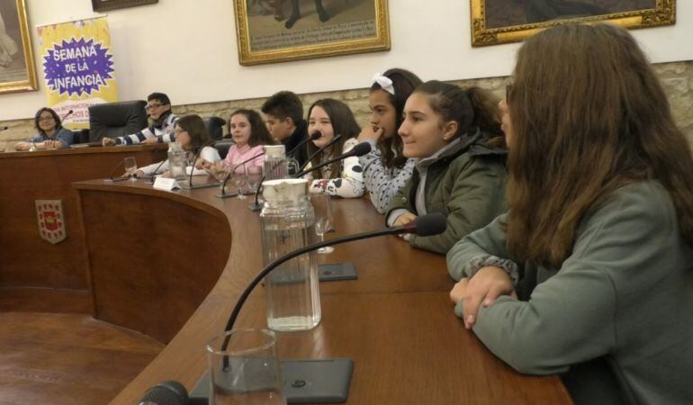 Pleno Infantil en el Ayuntamiento de Úbeda